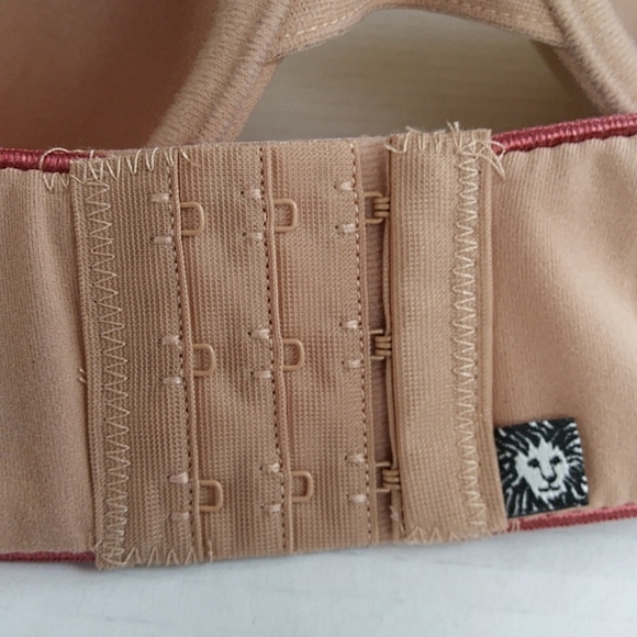 Anne Klein Underwire Convertible Bra 42D Tan Brown Pink Mauve - Picture 6 of 16